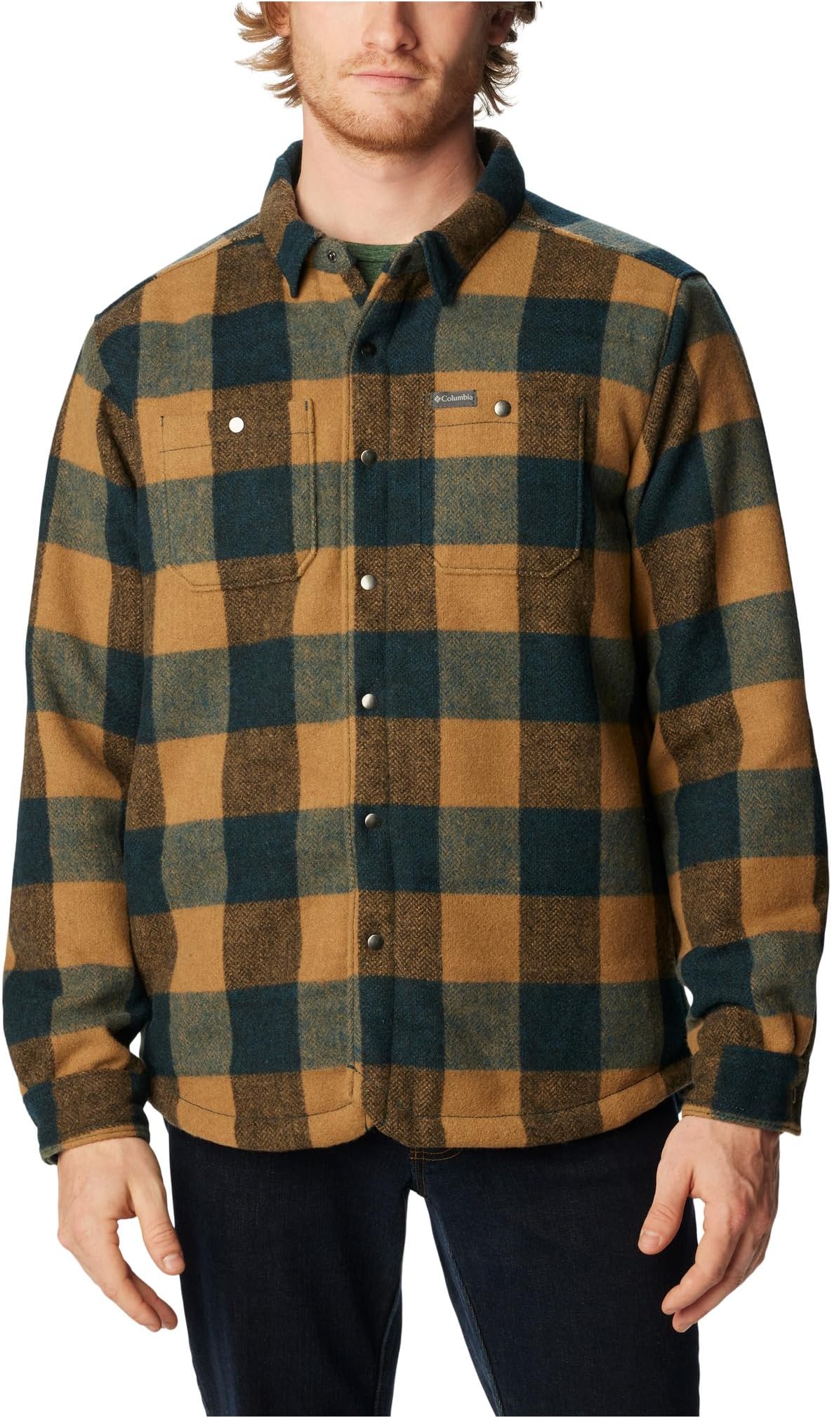 Куртка Windward II Shirt Jacket Columbia, цвет Night Wave Dimensional Buffalo