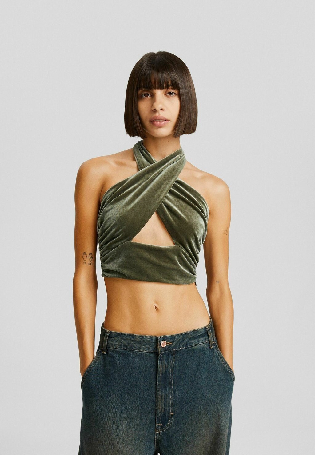 

Блузка Bershka, разноцветная