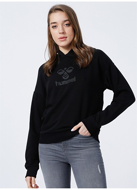 

Черная женская Толстовка Hummel, Черный, Черная женская Толстовка Hummel