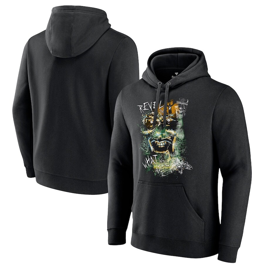 

Пуловер с капюшоном WWE Authentic Bray Wyatt, черный
