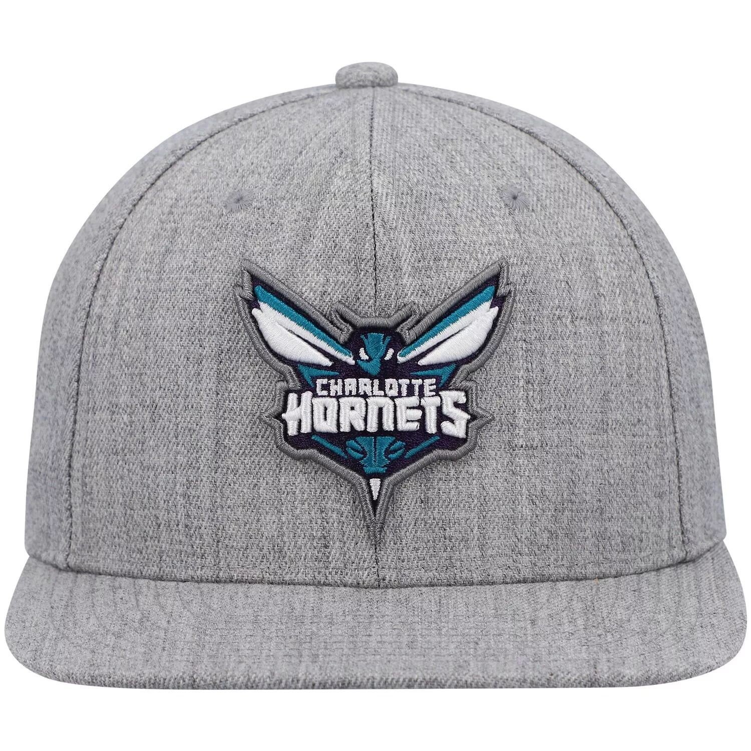 

Мужская кепка Mitchell & Ness Heathered Grey Charlotte Hornets 2.0 Snapback