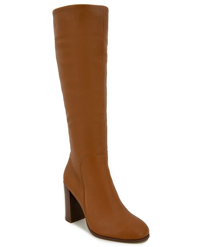 Женские высокие ботинки Justin на блочном каблуке Kenneth Cole New York, коричневый