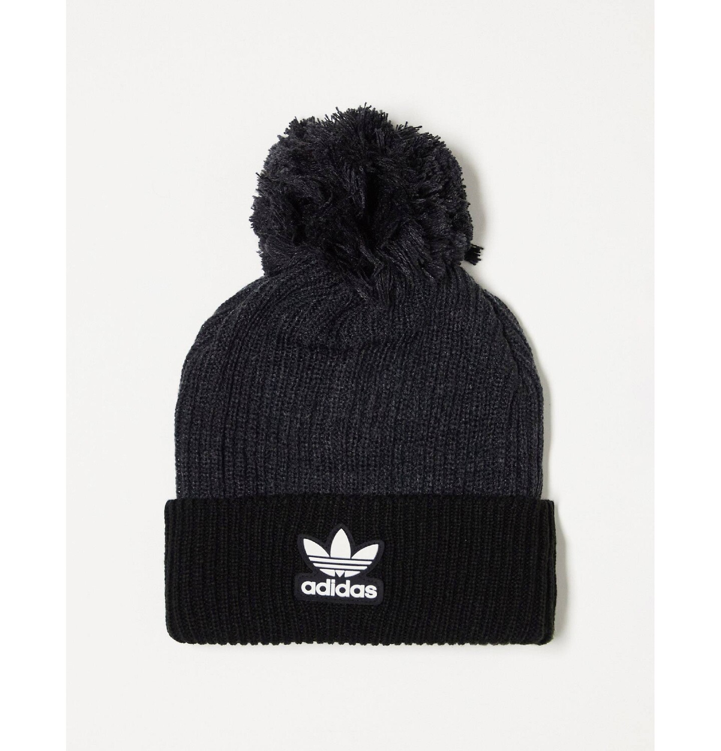 

Черная шапка с помпонами adidas Originals