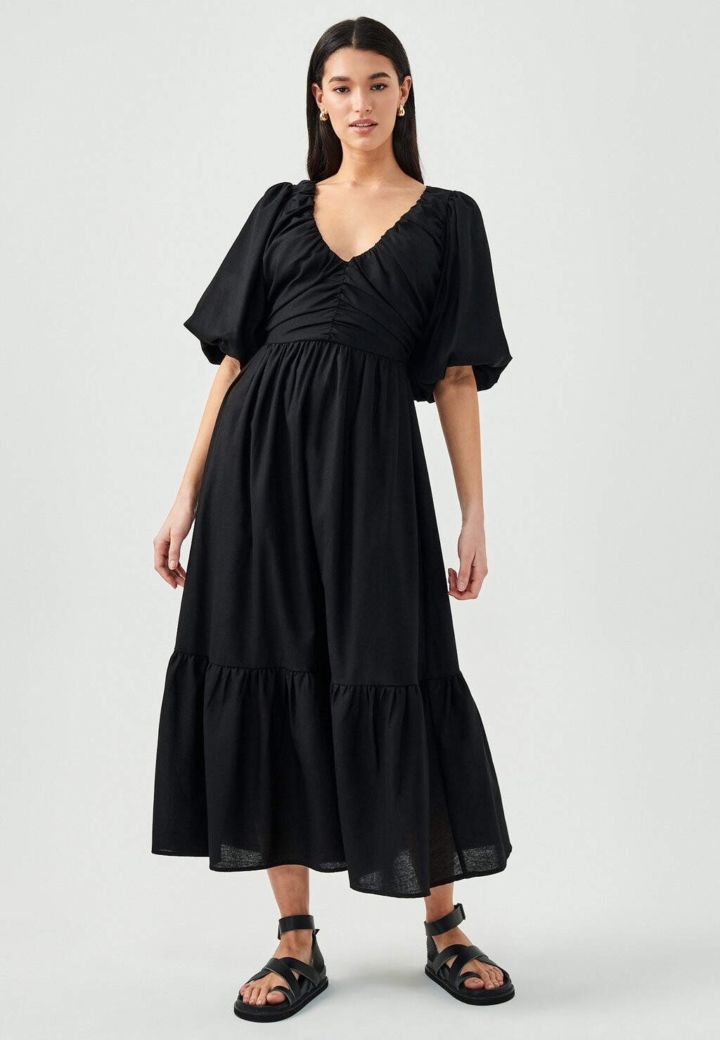 

Повседневное платье LUCA TIERED ST MRLO, цвет Black