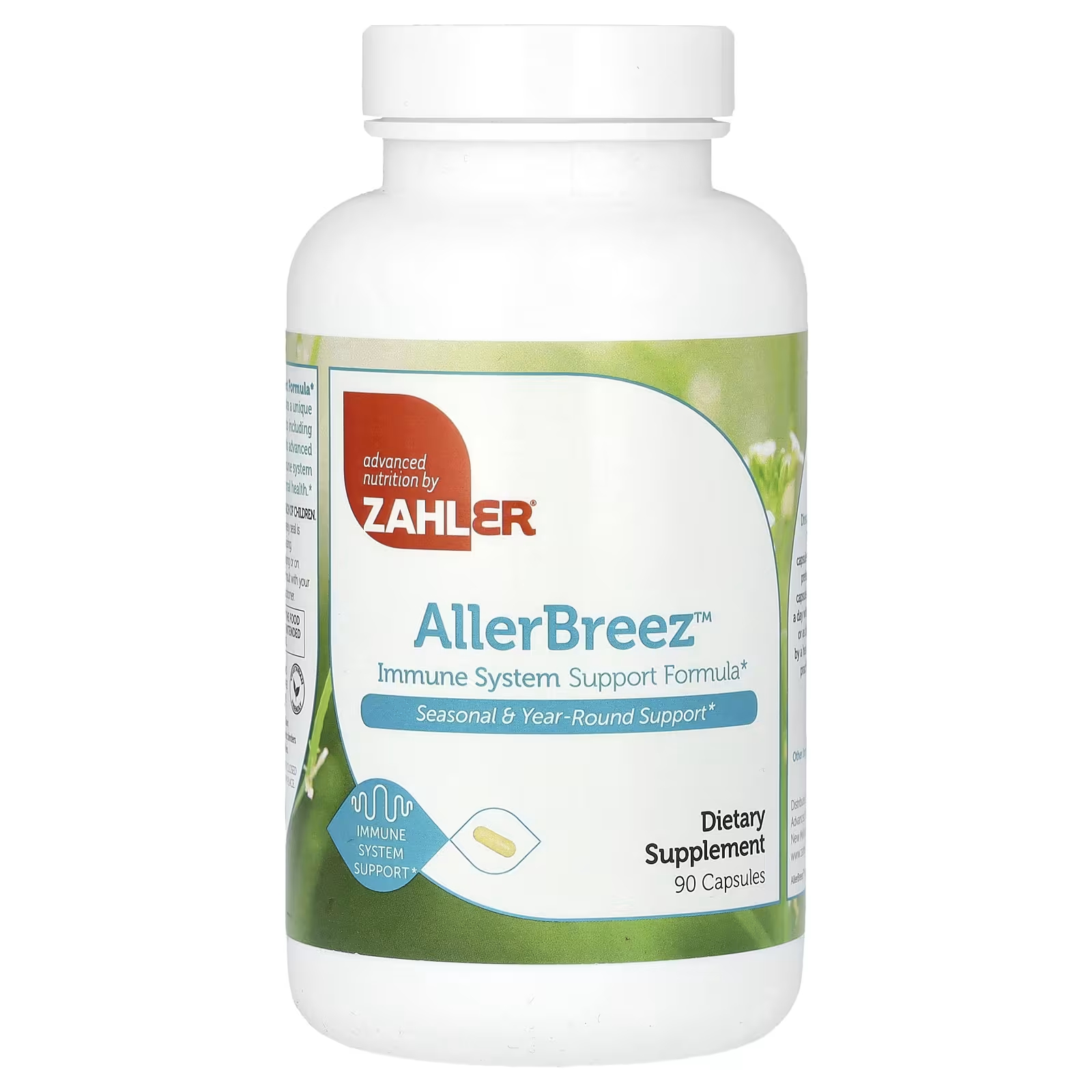 Zahler AllerBreez Формула поддержки иммунной системы, 90 капсул zahler 120 80 формула для поддержки сердечно сосудистой системы 60 капсул