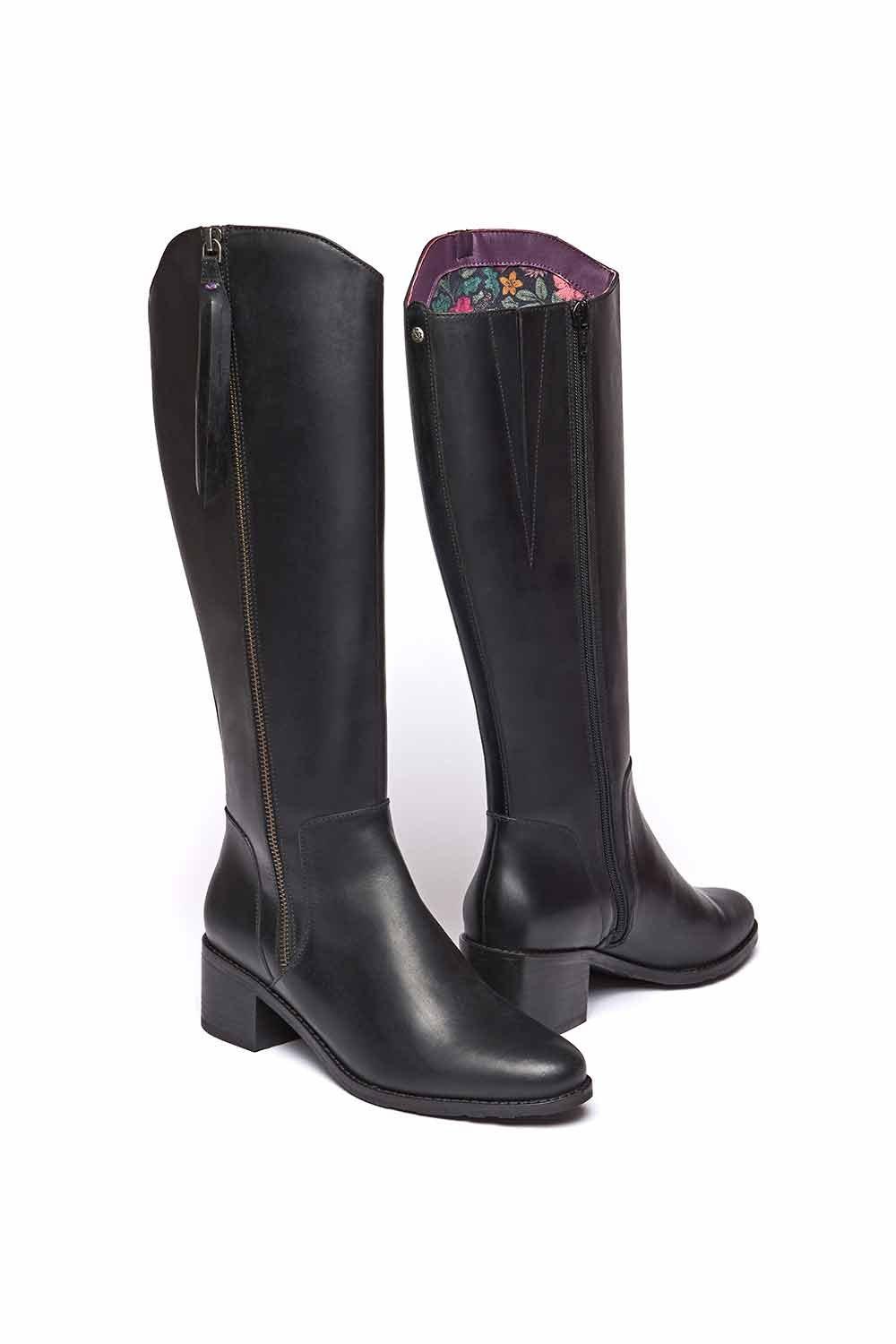 Высокие кожаные ботинки Bellever с кисточками Moshulu, черный новинка дизайнерские длинные сапоги для верховой езды cavassion из воловьей кожи сапоги для верховой езды дышащие сапоги высокого качества