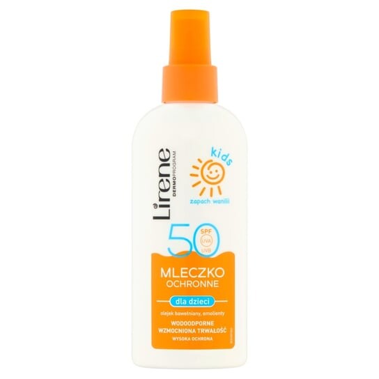 

Детское молочко ваниль SPF50 150мл Lirene Kids