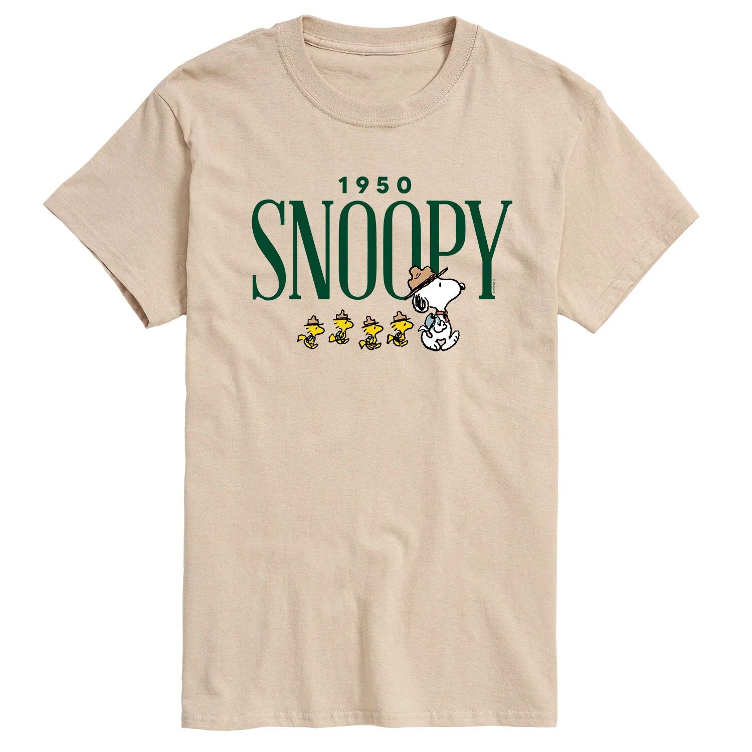 

Мужская футболка Snoopy арахисового цвета Licensed Character
