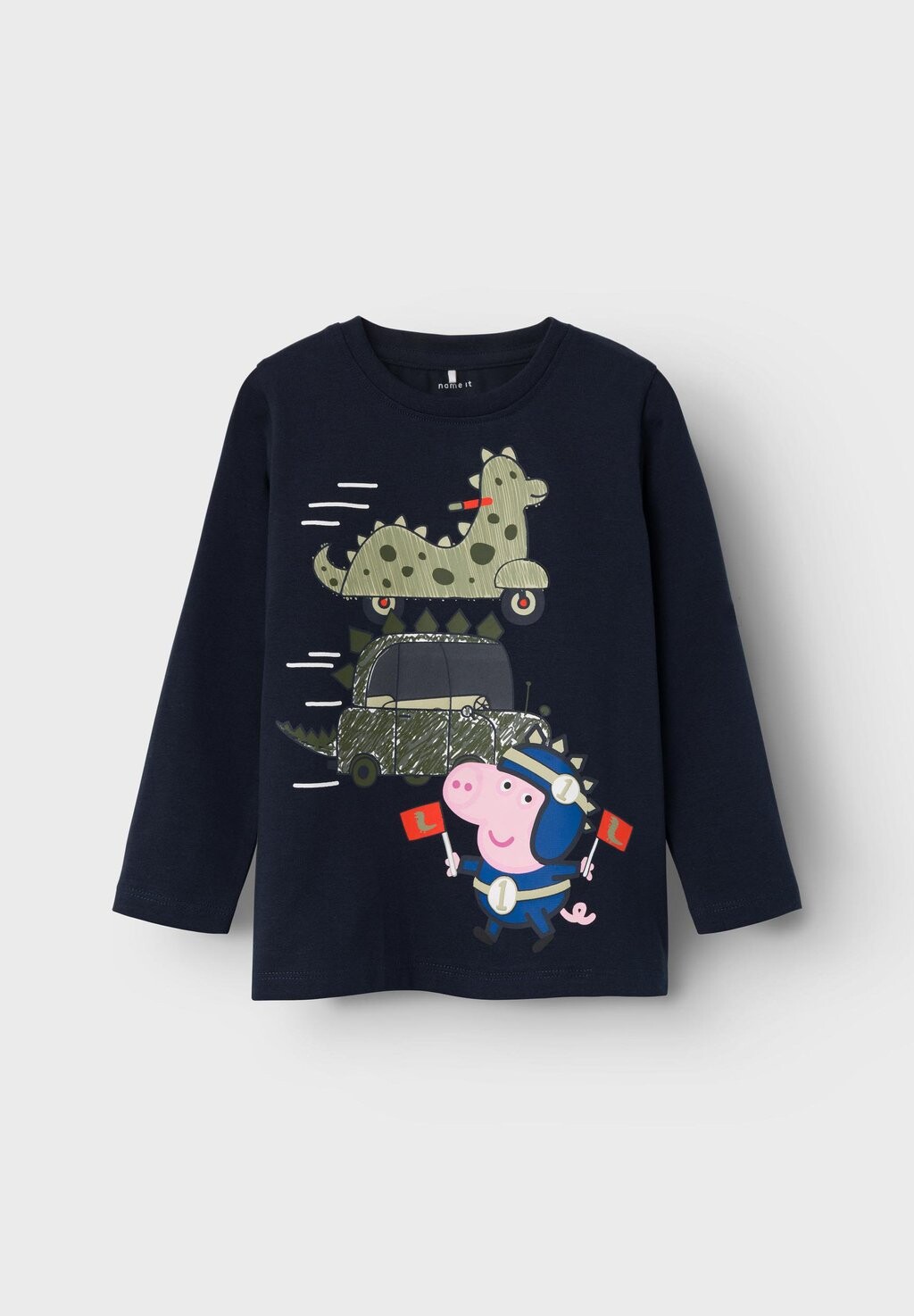 

Топ с длинными рукавами NMMALVISE PEPPA PIG UNISEX Name it, цвет dark sapphire