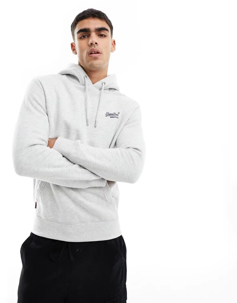 

Серая толстовка с логотипом Superdry