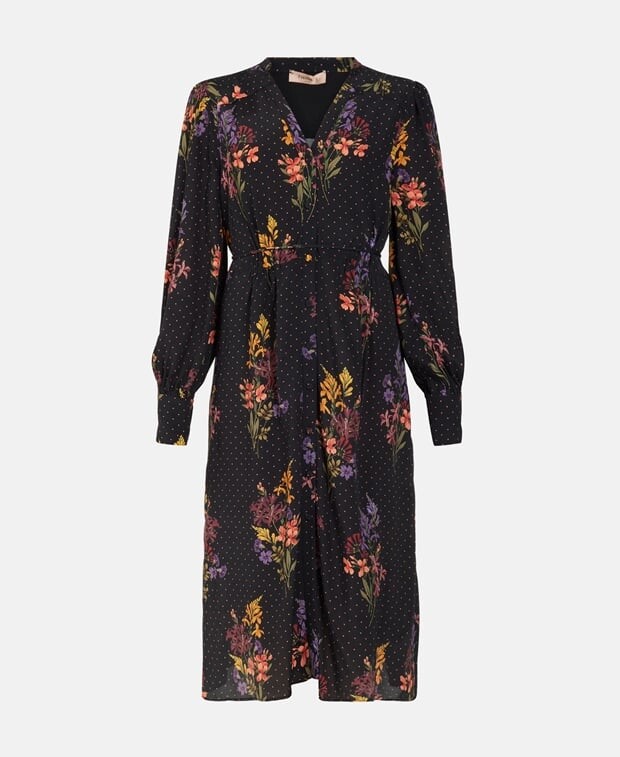 

Длинное платье Twinset, черный