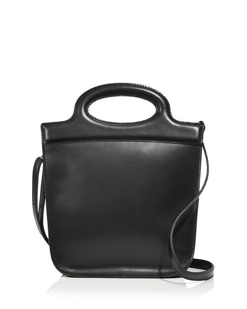 

Кожаная сумка Toggle с верхней ручкой Madewell, цвет Black