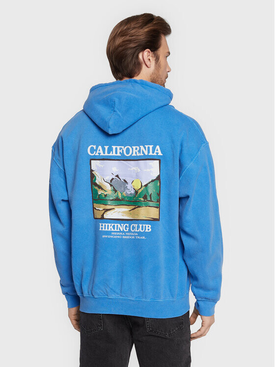 

Толстовка свободного кроя Bdg Urban Outfitters, синий