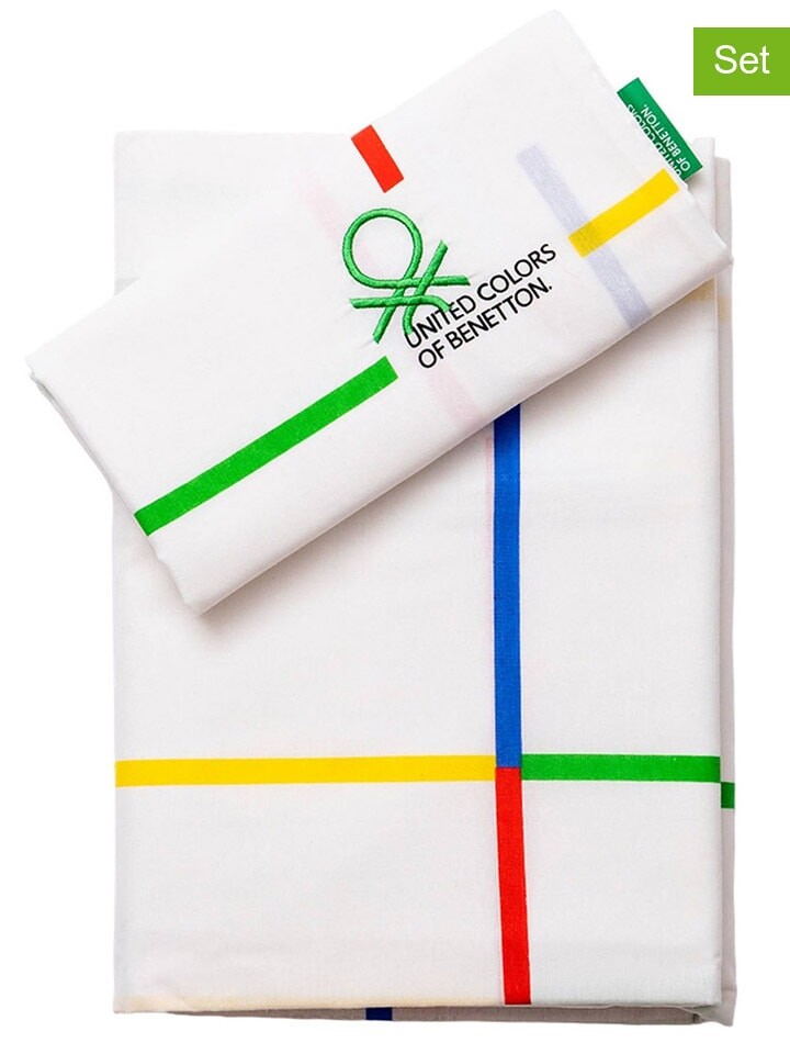 

Постельное белье Benetton 3tlg Set, цвет weiß/bunt