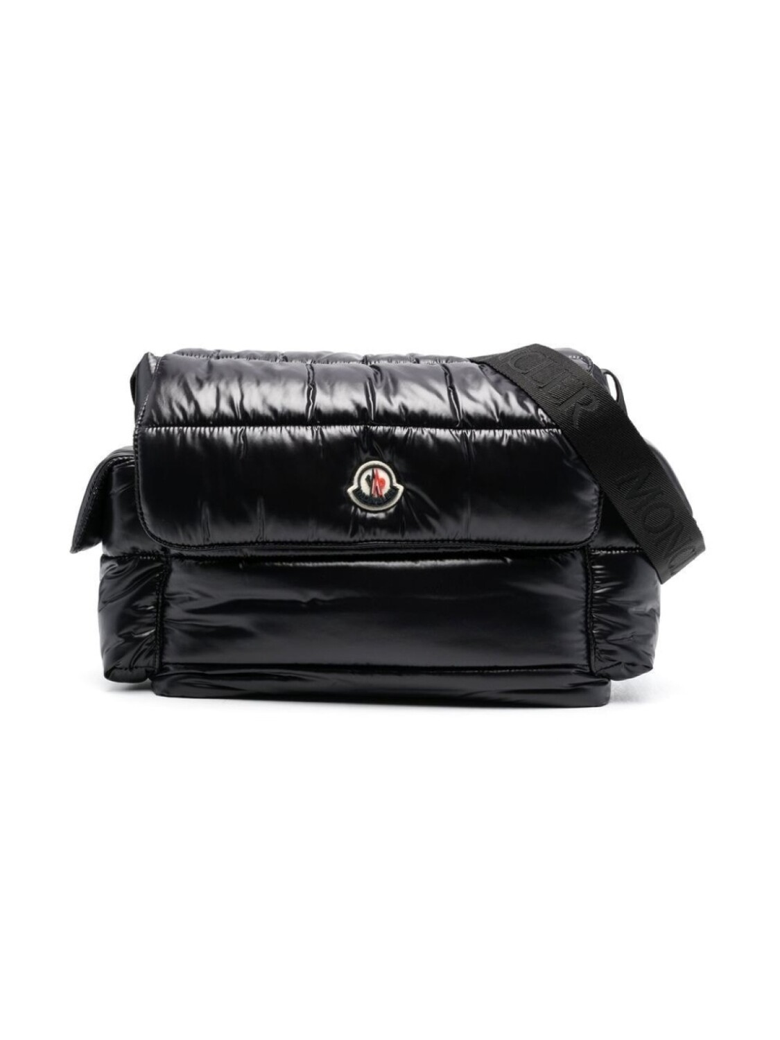 

Moncler Enfant стеганая пеленальная сумка, черный