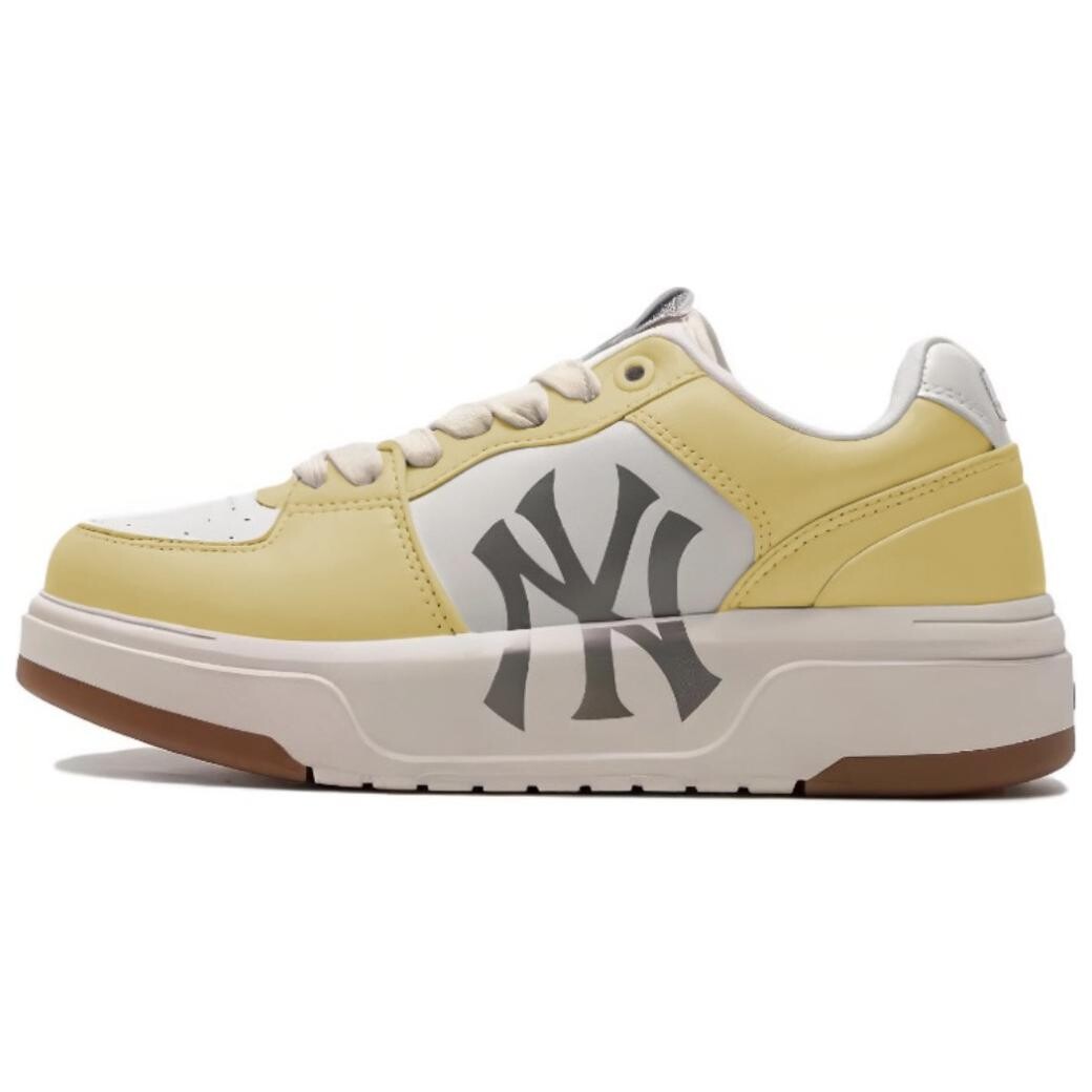 

Кроссовки MLB Chunky Liner Skateboarding Shoes Unisex Low-top White/gray, цвет Lemon