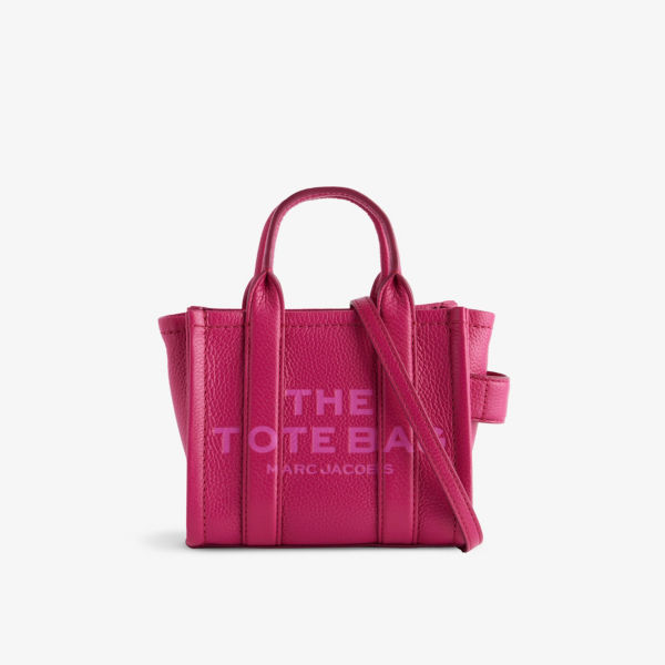 маленькая кожаная сумка тоут marc jacobs розовый Кожаная мини-сумка-тоут Marc Jacobs, розовый