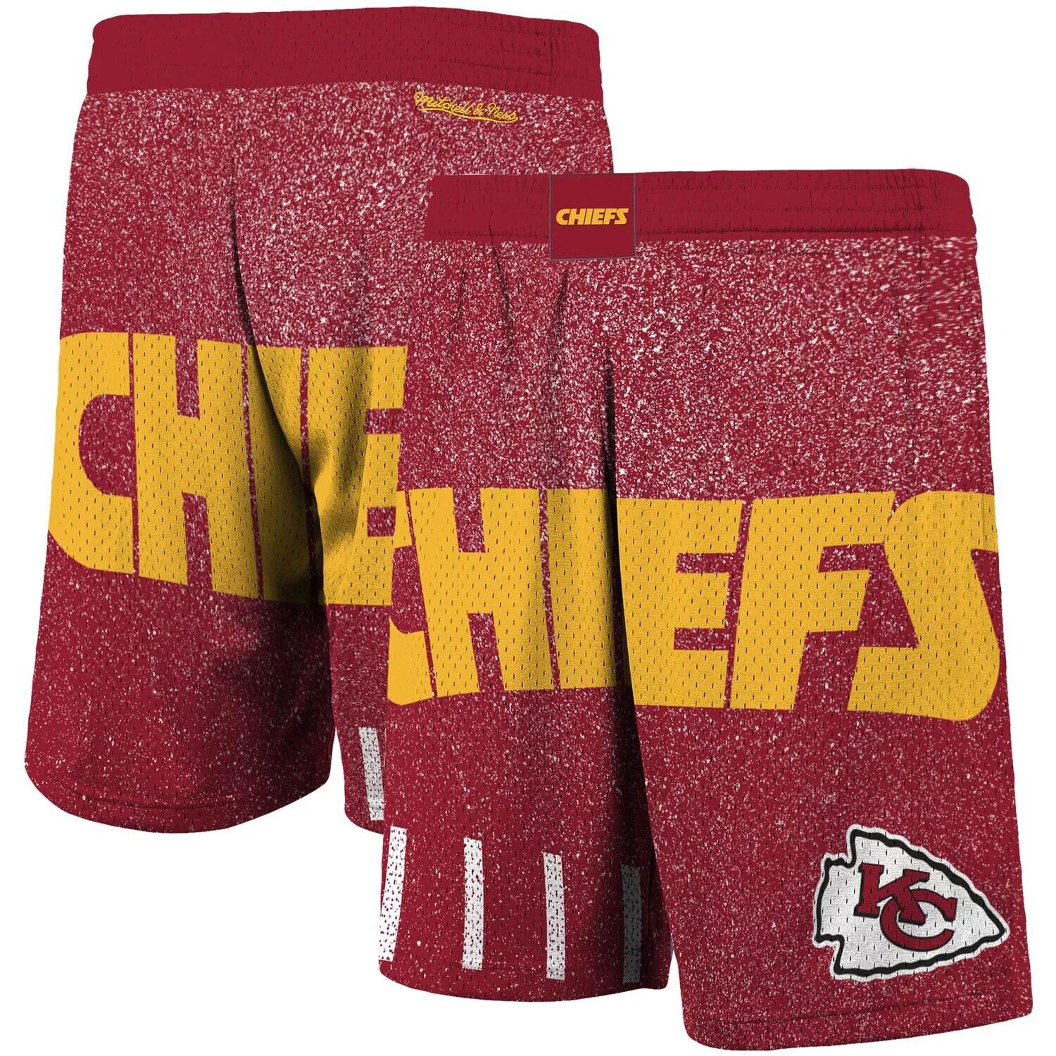 

Мужские шорты Mitchell & Ness Red Kansas City Chiefs Jumbotron