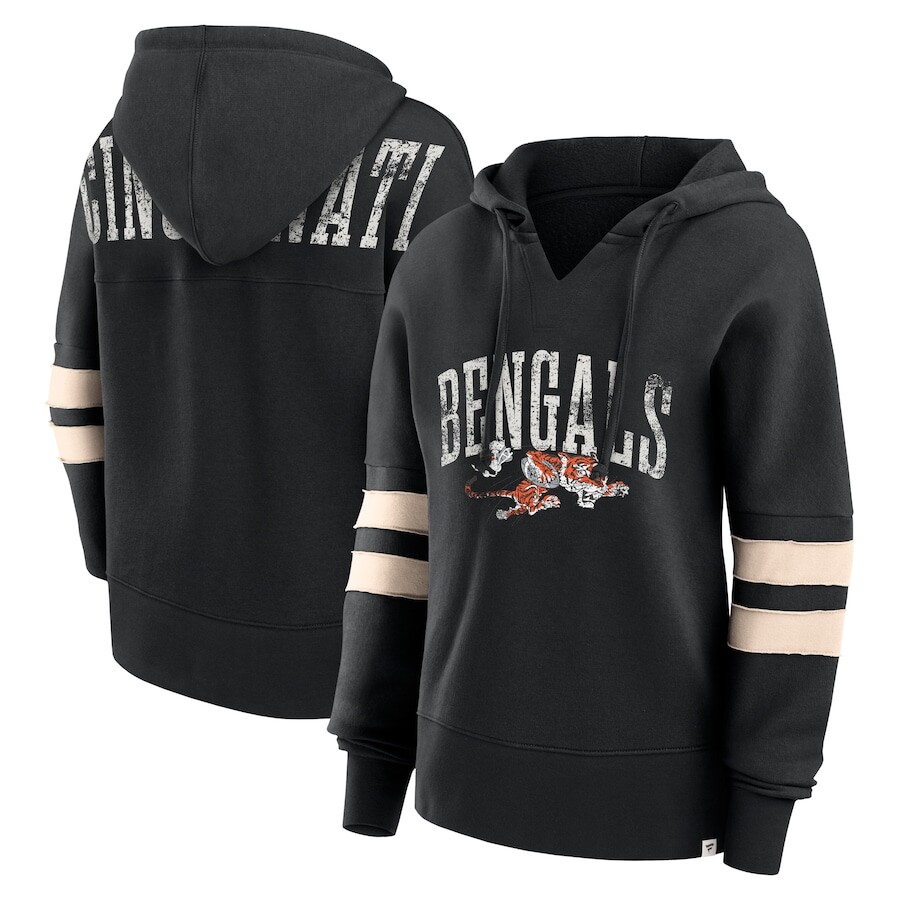 

Пуловер с капюшоном Fanatics Branded Cincinnati Bengals, черный