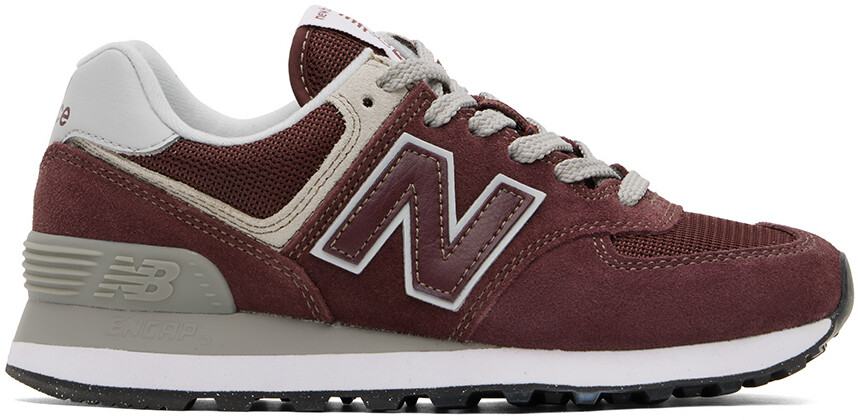 

Бордовые кроссовки 574 Core New Balance, цвет Burgundy