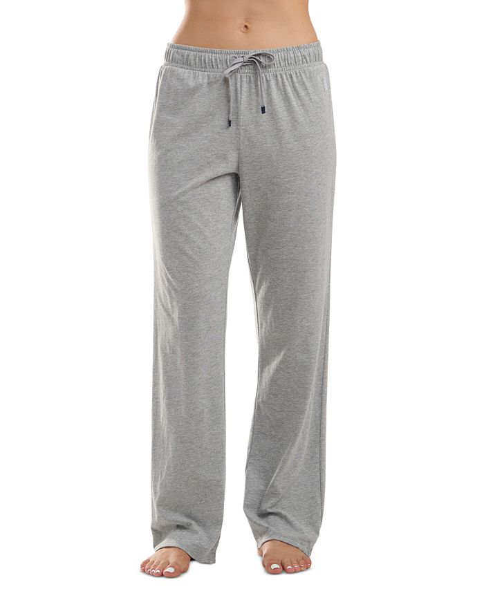 Женские трикотажные пижамные брюки с завязками на талии Tommy Hilfiger, серый