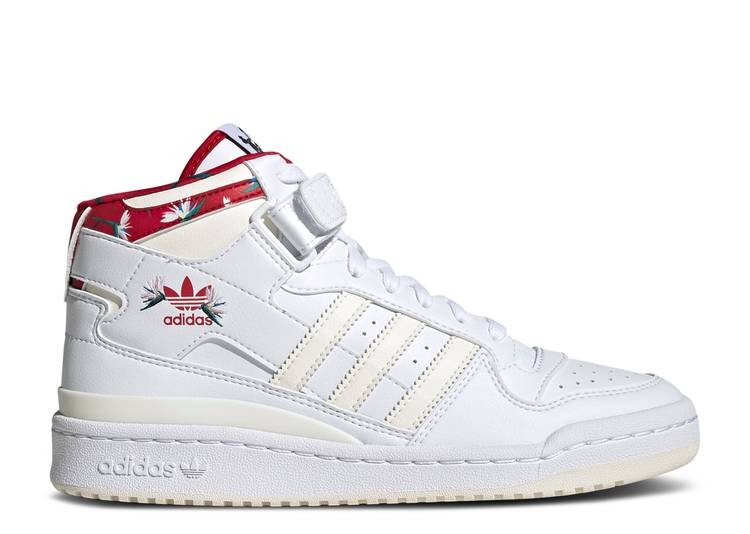 

Кроссовки Adidas THEBE MAGUGU X WMNS FORUM MID 'BIRDS OF PARADISE', белый