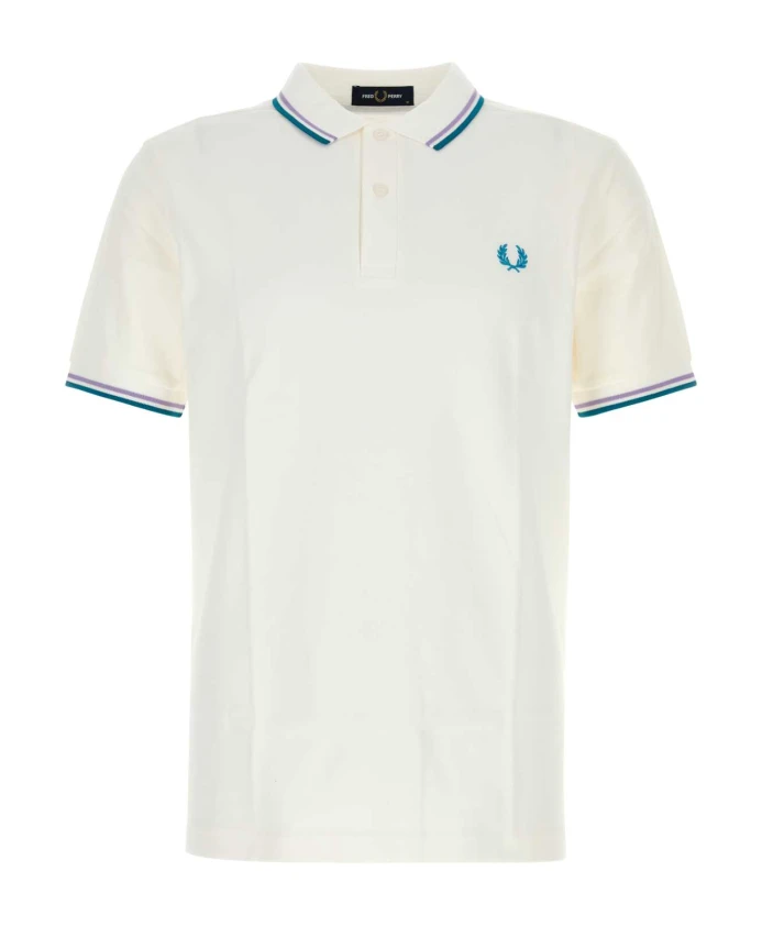 

Рубашка поло из пике Fred Perry, белый
