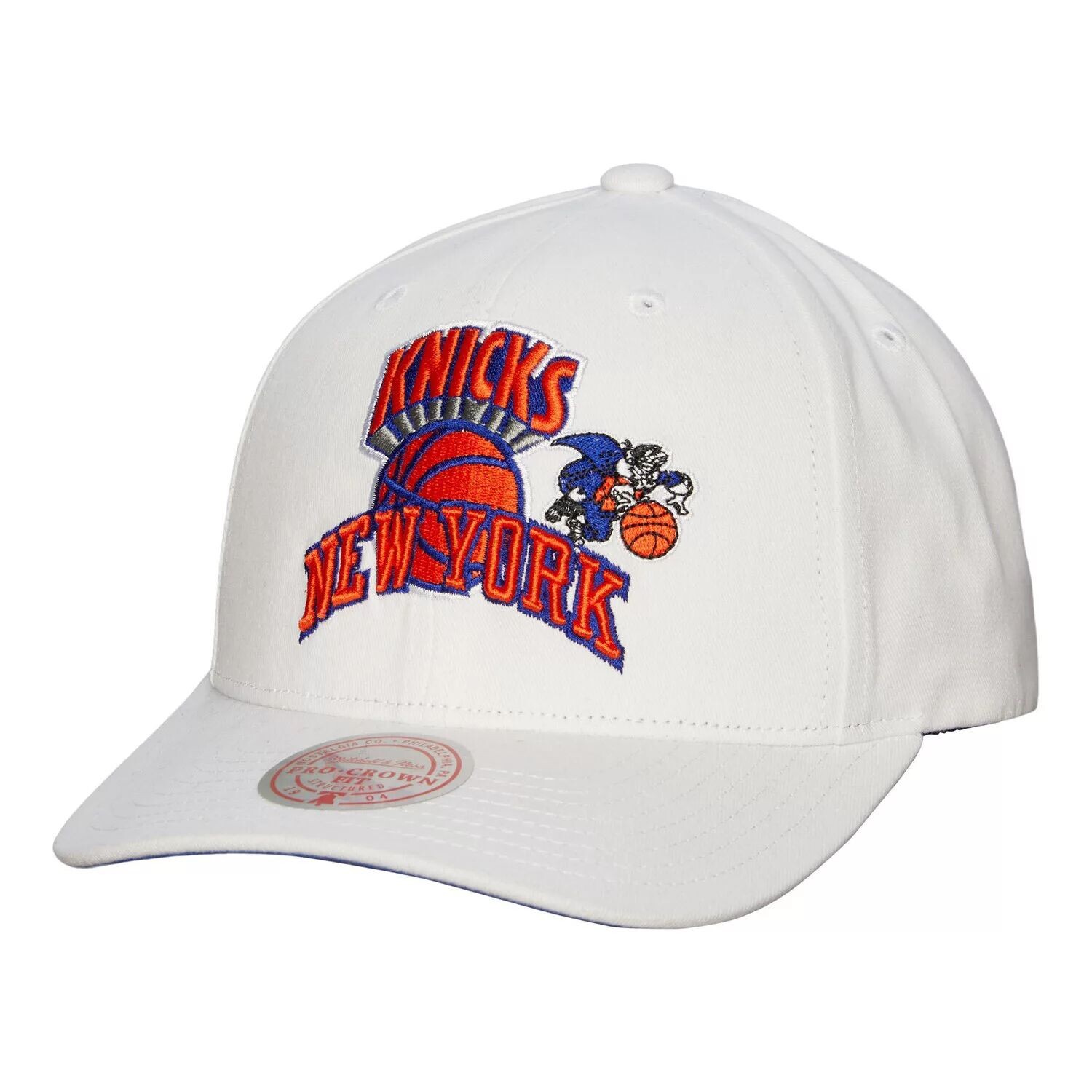 

Мужская кепка Mitchell & Ness White New York Knicks Hardwood Classics All In Retro Snapback Hat