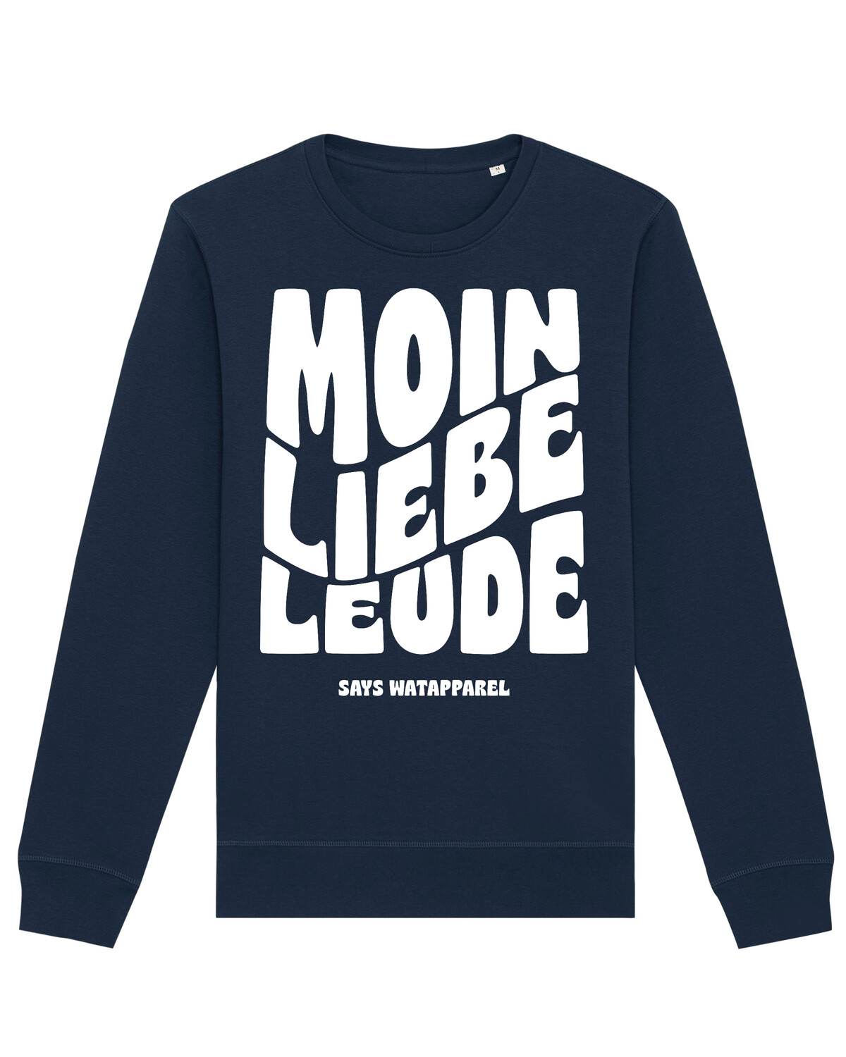 

Толстовка wat Apparel Moin liebe Leude, темно-синий