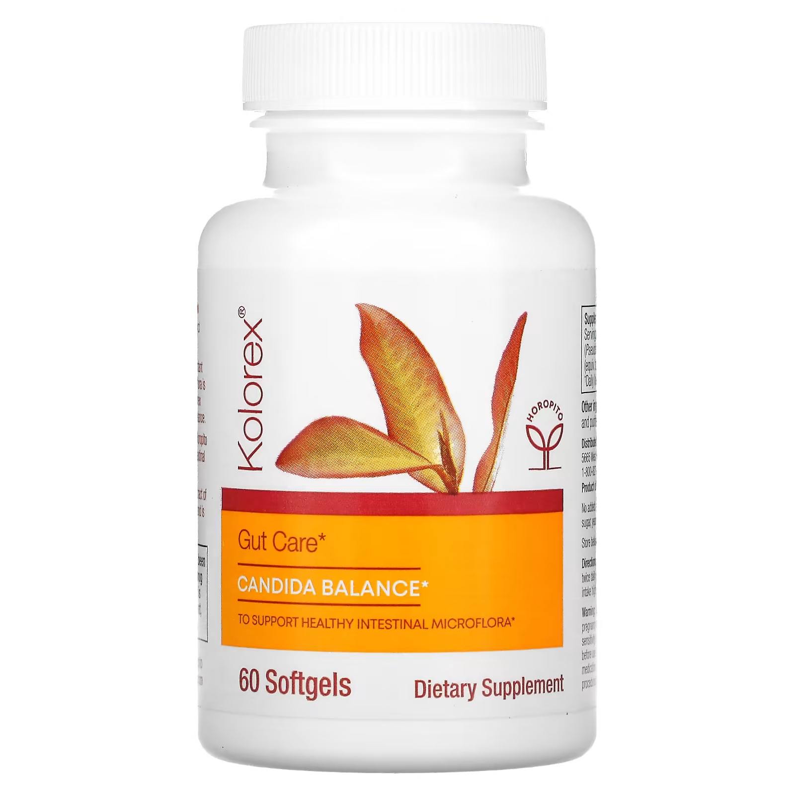 Пищевая добавка Kolorex Gut Care Candida Balance, 60 мягких таблеток
