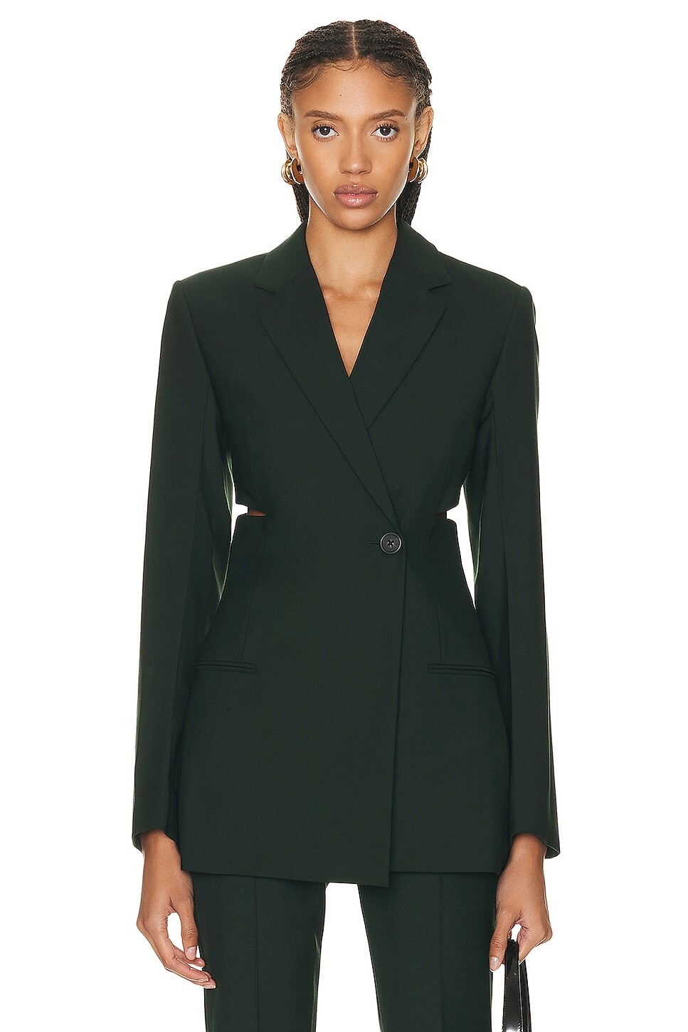 

Блейзер Helmut Lang Slash, цвет Evergreen