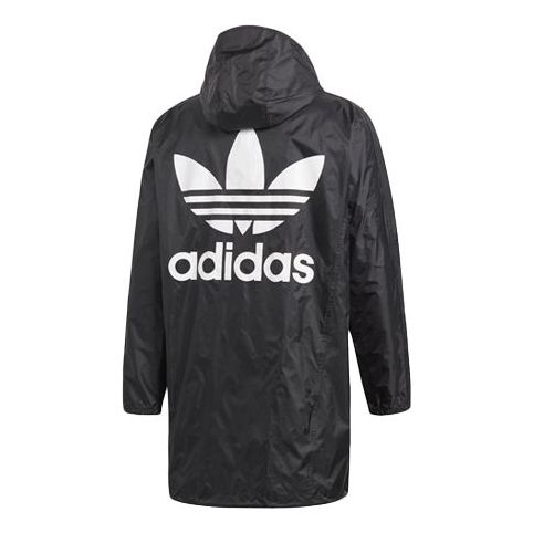 Куртка adidas originals Athleisure Casual Sports Long Jacket Black, черный