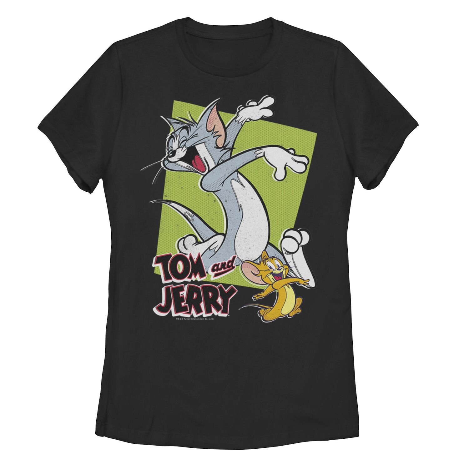 

Зеленая футболка в стиле ретро Tom And Jerry для юниоров Licensed Character