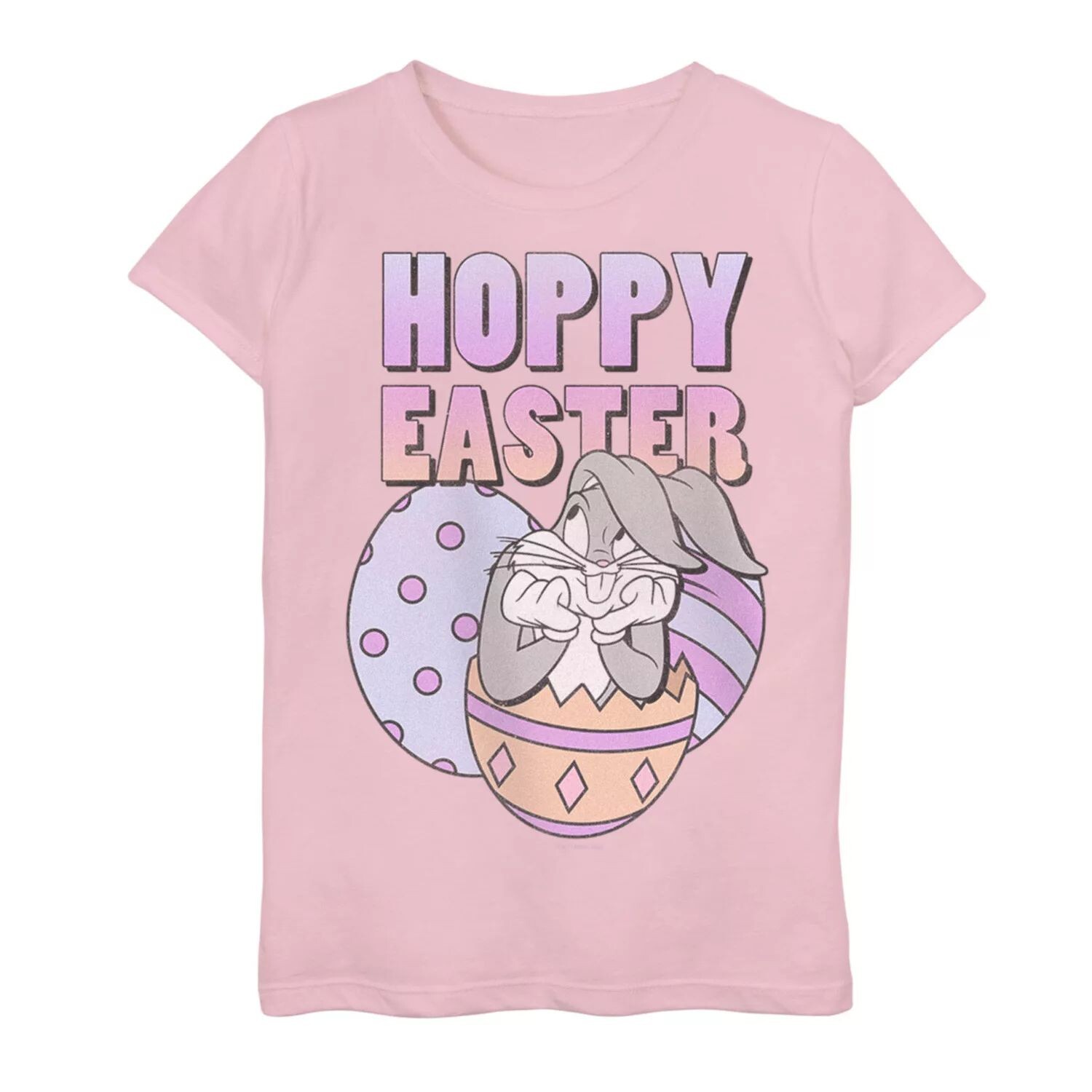 

Футболка Looney Tunes Bugs Bunny Hoppy для девочек 7–16 лет с пасхальными яйцами Licensed Character