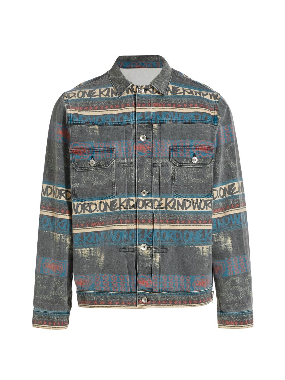 

Джинсовая куртка Eric Haze Sacai, зеленый