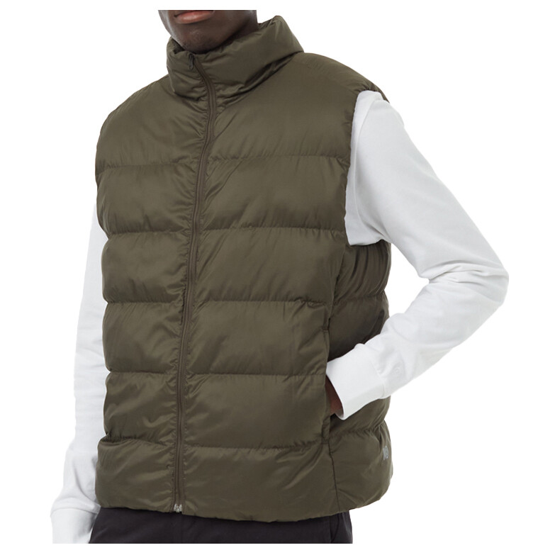 

Жилет из синтетического волокна Tentree Puffer Vest, цвет Black Olive Green