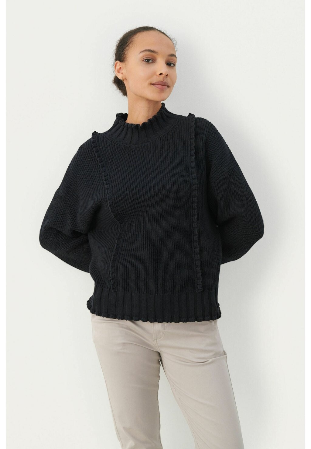 

Вязаный свитер ELYSSA Part Two, цвет dark navy