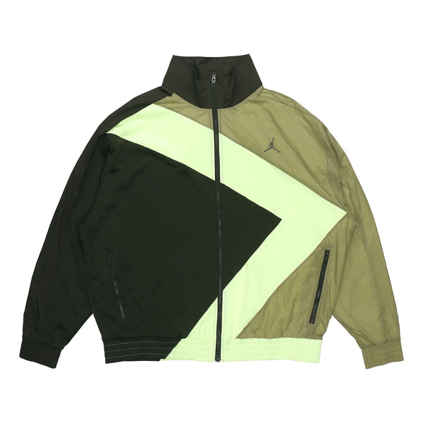 Куртка Air Jordan Wings Diamond Contrasting Colors Casual Sports Jacket Green, зеленый