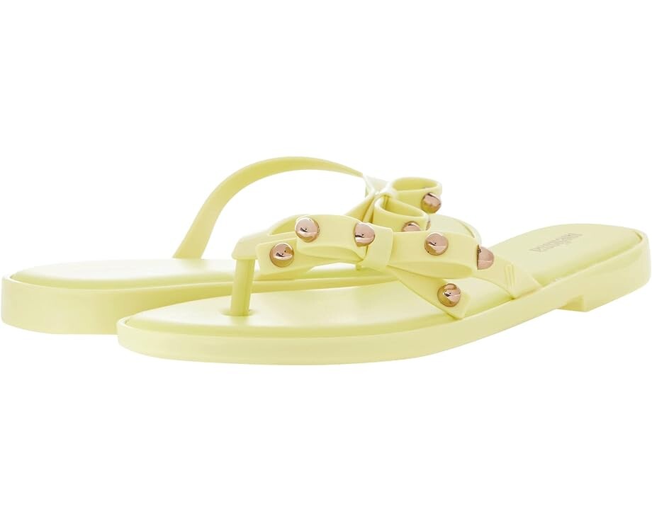 

Сандалии Melissa Shoes Flip Flop Slim II AD, цвет Neon Green