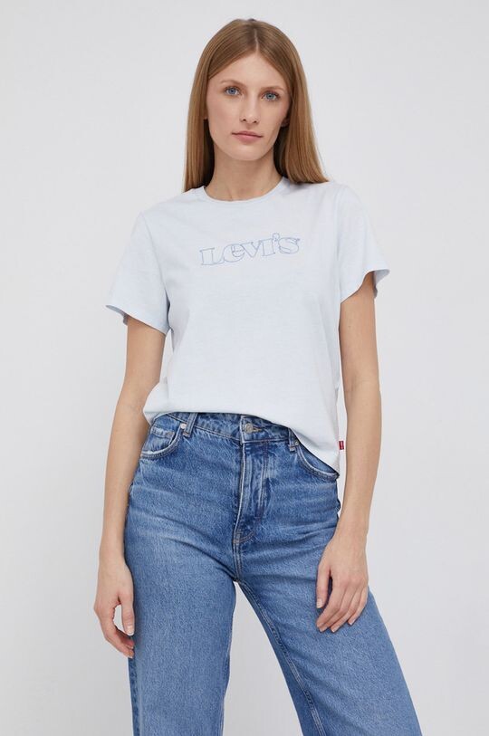 

Хлопковая футболка Levi's, синий