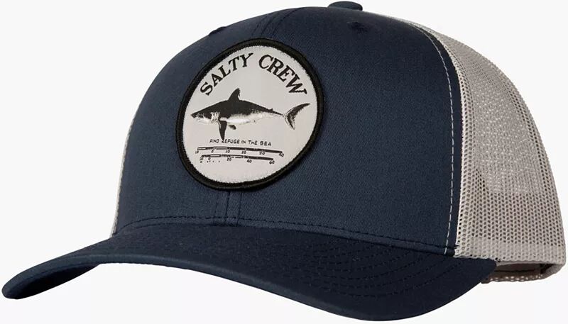 Мужская кепка Salty Crew Bruce Retro Trucker Hat, темно-синий/серебристый iqrah lux очень бархатный серебристый молитвенный коврик темно синий