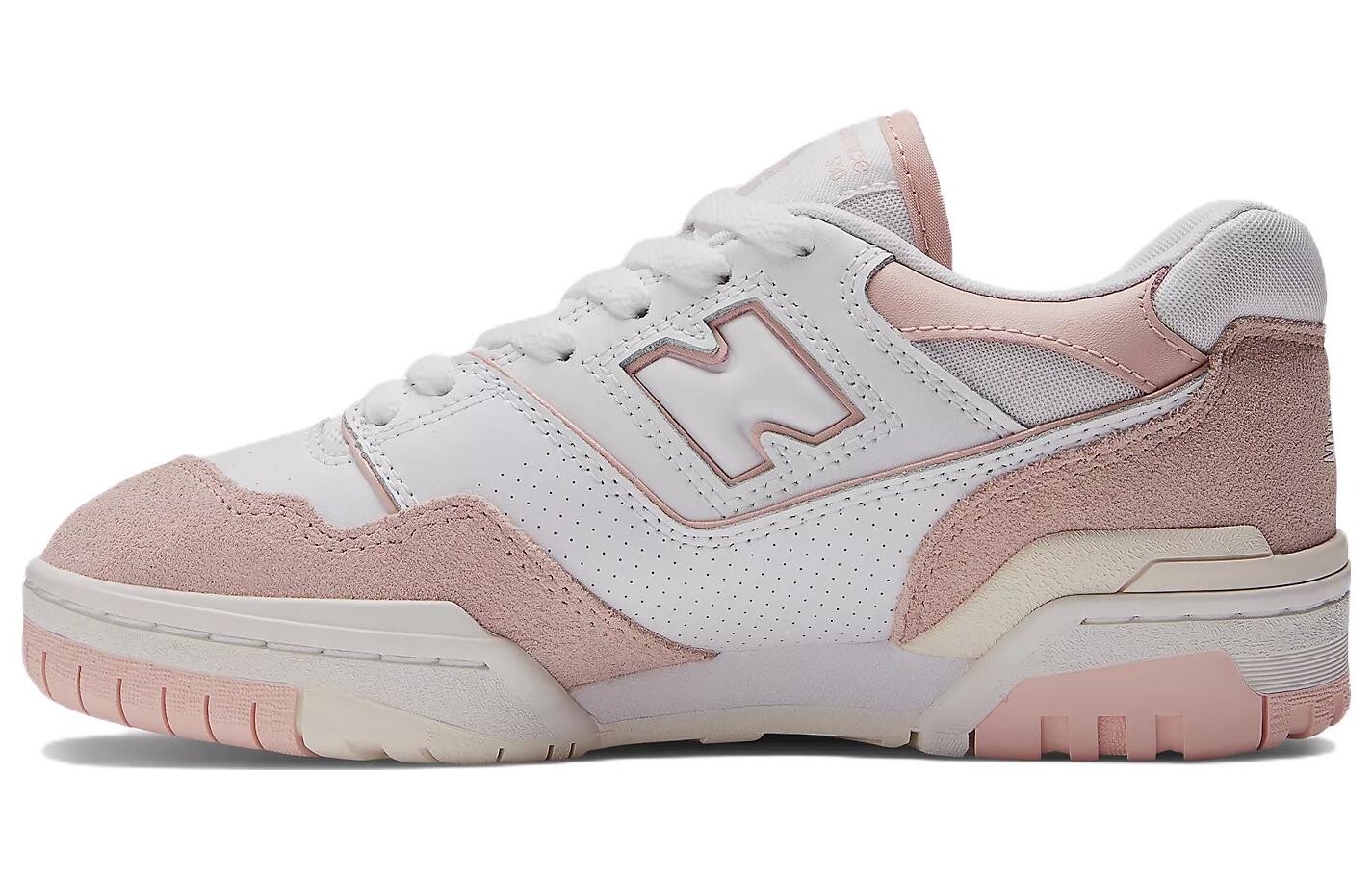 

Кроссовки New Balance 550, белый / розовый