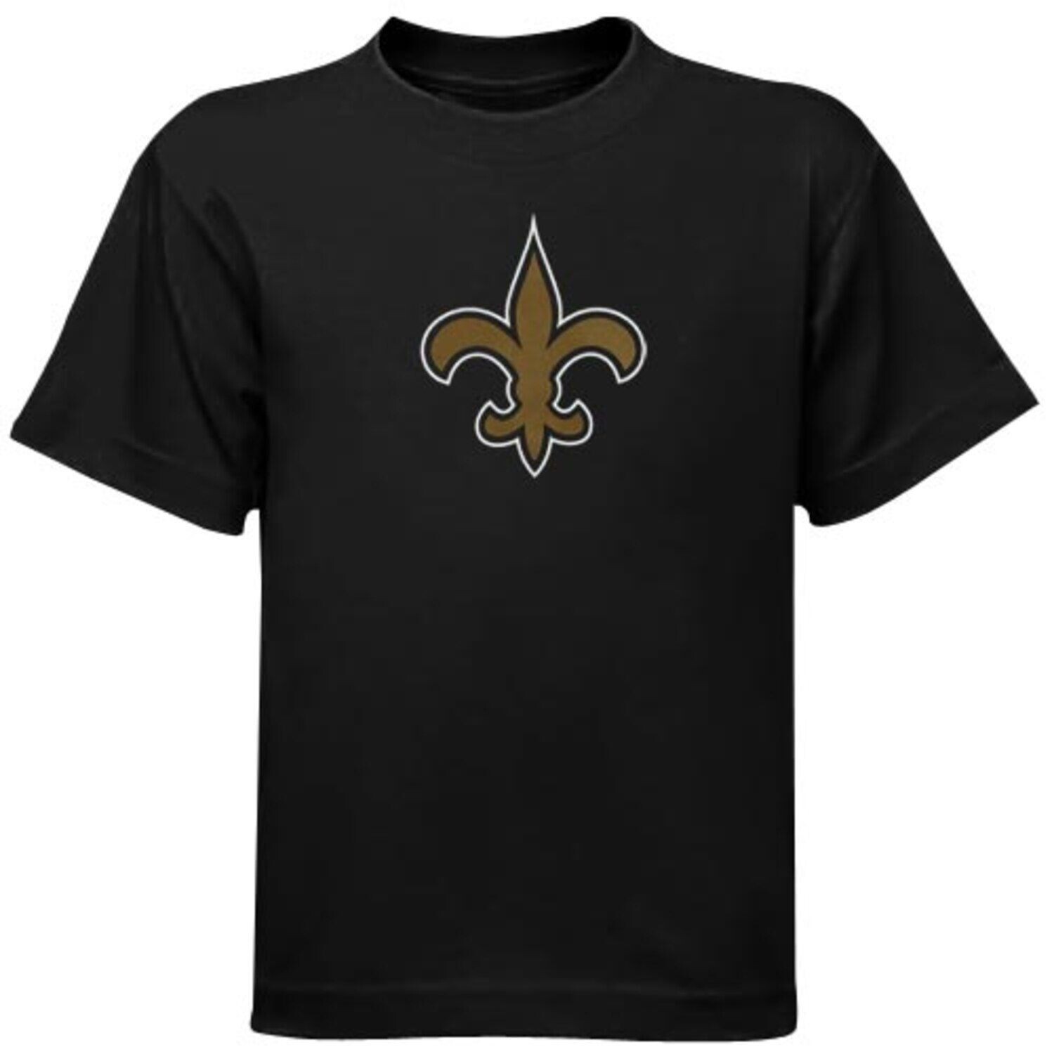 

Футболка с логотипом команды дошкольников New Orleans Saints — черная Outerstuff