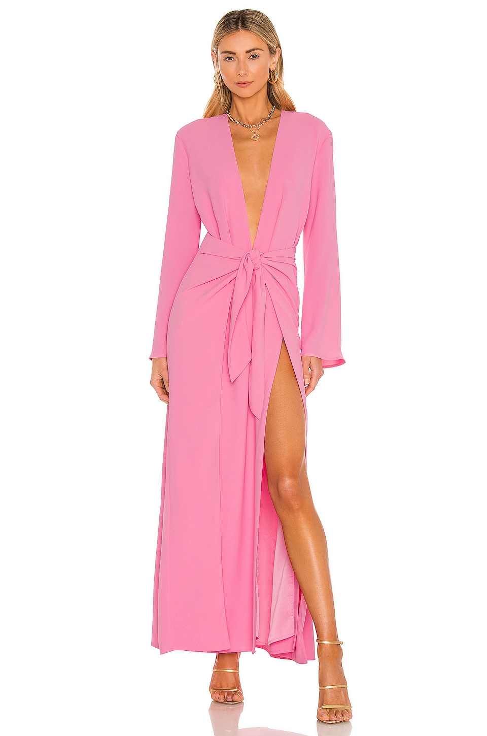 цена Платье макси Camila Coelho Millie, цвет Hot Pink
