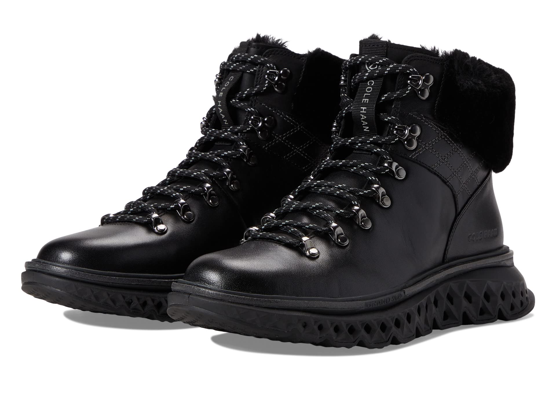 Треккинговые ботинки Cole Haan 5.Zerogrand Hiker Waterproof, черный кроссовки 5 zerogrand flurry hiker waterproof cole haan черный