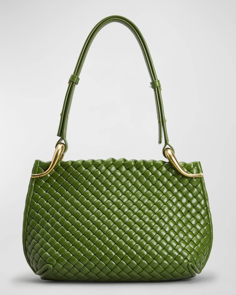 

Маленькая стеганая сумка на плечо Pipe Intreccio Bottega Veneta