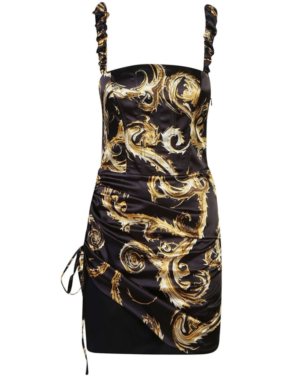 

Versace Jeans Couture Chromo Couture мини-платье, черный