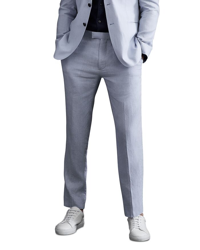 

Брюки Kin Slim Fit из льна REISS