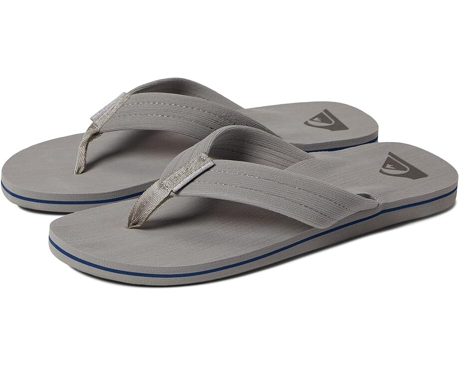 

Сандалии Quiksilver Molokai Layback Textured, цвет Grey/White/Grey