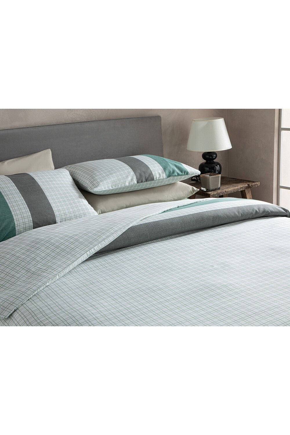 

Комплект пододеяльников English Home Bold Line Easy Iron одинарный, зеленый